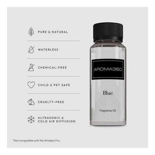 Aroma360 | Mezcla De Aceite De Difusor Azul | Difusor De De