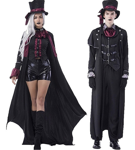 Disfraz De Caballero De Halloween Para Mujer De Vampire Cost