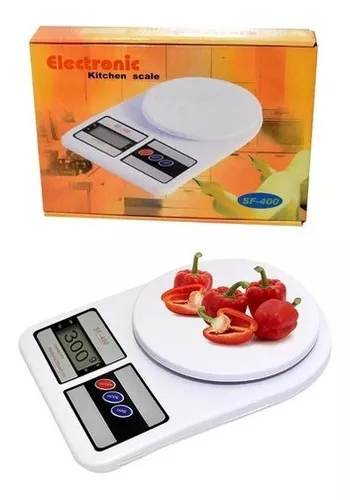 Balanza Digital Peso De Cocina Portatil 10kg Incluye Bateria - U$S