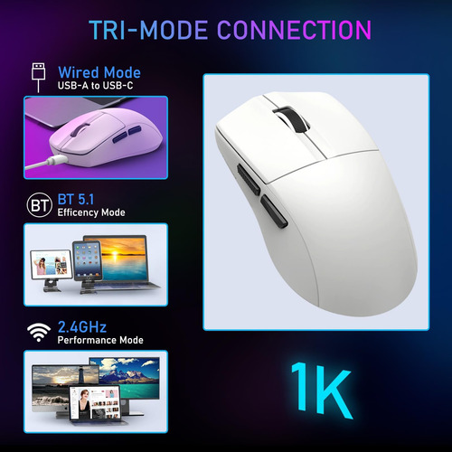 Mouse De Juego Liviano E-yooso, Mouse De Deportes 49g, De 5