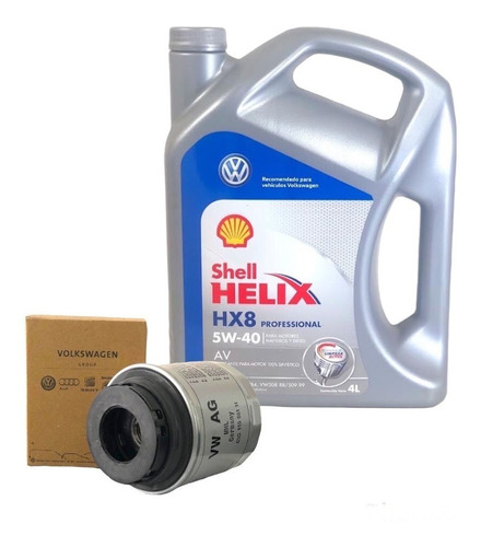 Kit Filtro Aceite New Beetle Y 4 Lt Sintetico Shell