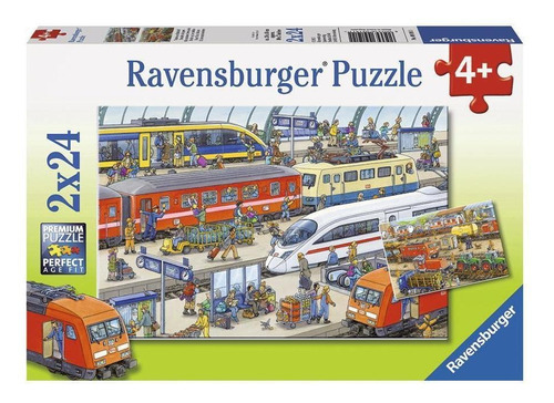 Puzzle Estación De Trenes - 2x24 Ravensburger
