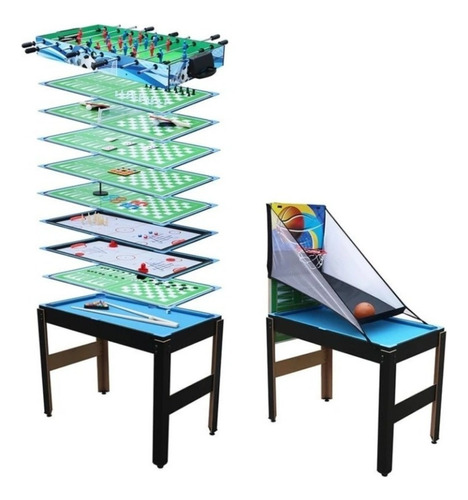 Mesa De Juego Multifuncional Athletic Works Sports 14 En 1