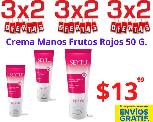 Crema Manos Frutos Rojos 50 G