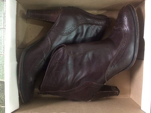 Z16 Liquido Botas Febo Cuero Marrones - Cuotas Sin Interés !