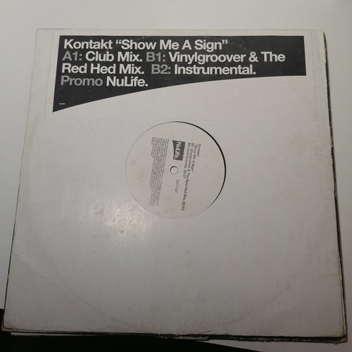 Kontakt Show Me A Sign (hard Trance) Maxi 12 (Usado)