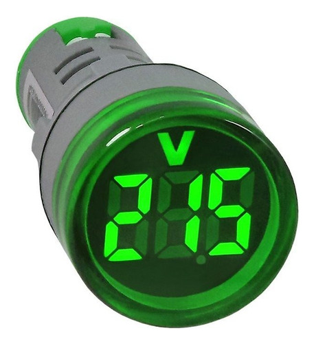 Voltímetro Digital Ad22 De 20-500vca Verde