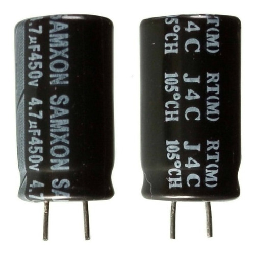 Condensador 4,7mf 450v Capacitor 4,7uf (pack De 20 Unidades)