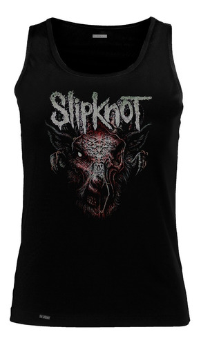 Camiseta Esqueleto Slipknot Cabra Zoombie Banda Rock Sbo