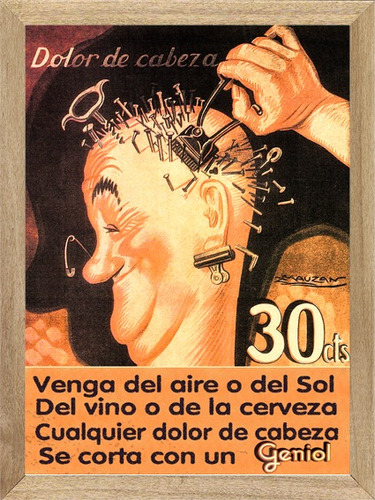 Geniol  , Cuadro, Poster, Publicidad, Afiche        L670