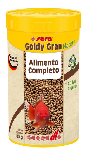 Ração Para Peixes Sera Goldy Gran Nature 80gr