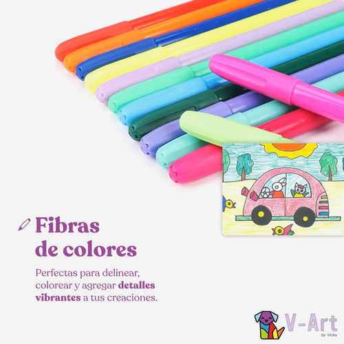 Set Arte Infantil Dibujo Maletin Madera Valija Pintura X 130