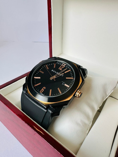 Reloj Pulsera Bvlgari Octo Negro/cobre Negro Cobre Negro (Usado)