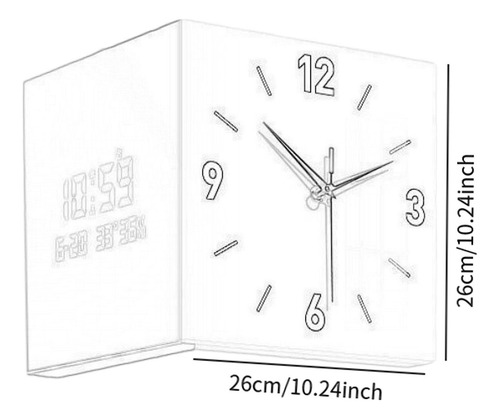 Regalos De Reloj De Reloj De Reloj De Doble Cara Gris
