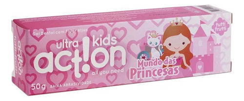 Gel Dental Ultra Action Kids Mund Princesas Tutti Frutti 50g