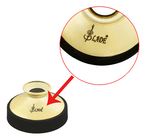 Saxofón Instrument Mute Slade Ligero Para Saxofón Alto
