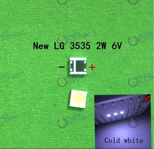 Diodos Led De Retroiluminacion 3535 6v 2w LG Cool White