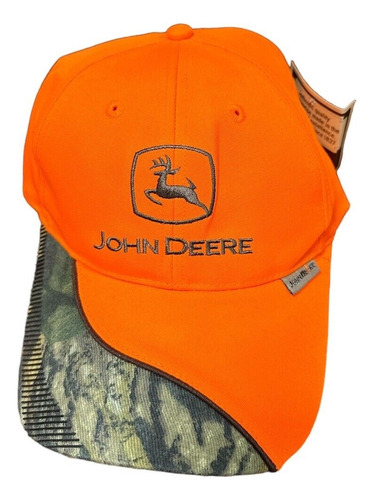 Gorra John Deere Camo Orange - A Pedido_exkarg