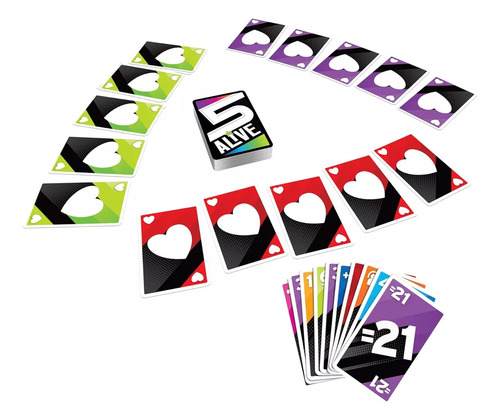 Juego De Cartas 5 Alive Hasbro, Original.-