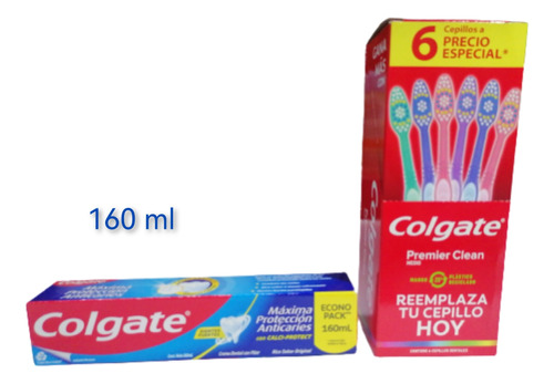 Pasta Dental Colgate Máxima Protección Anticaries Caja 36 Pz