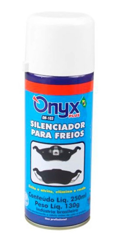 Silenciador Para Freios Spray 250ml Onyx On103