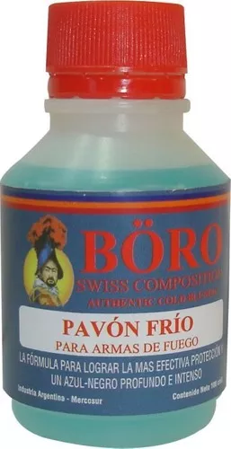 Pavon En Frio Boro Para Armas Por 100 Cm3 Agente Oficial