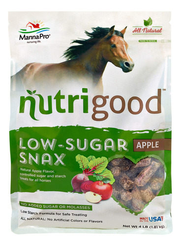 Nutrigood Snax Bajo En Azucar | Golosinas Para Caballos Con 