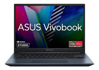 Laptop Asus VivoBook Pro M3401 quiet blue 14", AMD Ryzen 5 5600H 8GB de RAM 512GB SSD, NVIDIA GeForce RTX 3050 60 Hz 2560x1600px Windows 11 Home