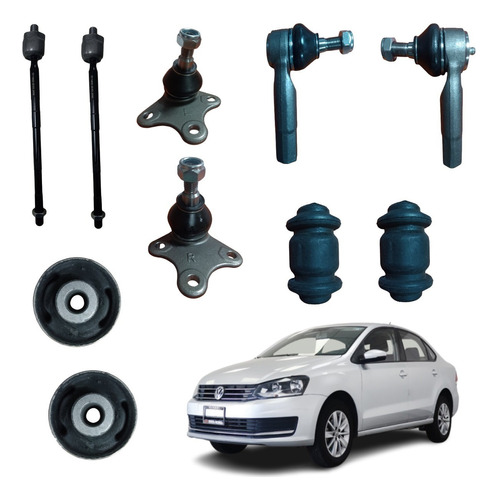 Kit Bujes Rotulas Bieletas Terminales Vw Vento 2014 Al 2019