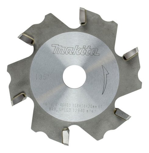 Disco Fresador Tct 118mm 135° Makita