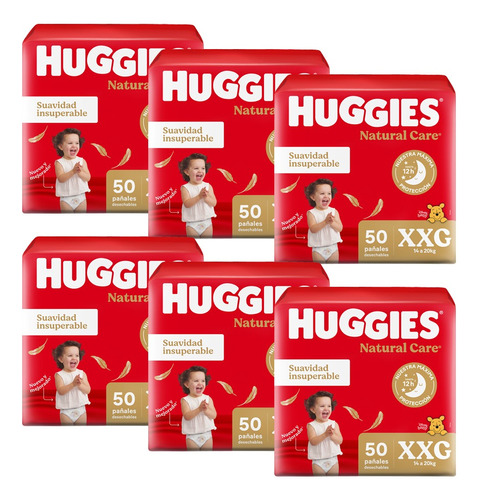 Pañales Huggies Supreme Care Cuidado Superior X 6 Unidades