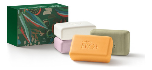 Natura Ekos Sabonetes Sort. Riquezas Da Floresta 4 De 100g