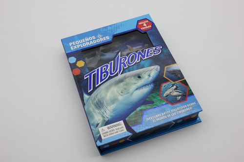 Pequeños Exploradores Tiburones Con 4 Figuritas Y Ficha Info