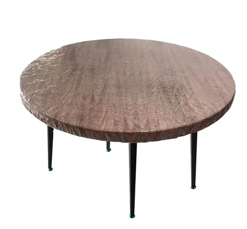 Cubierta Redonda De Fieltro Para Mesa De Póquer Con Banda Elástica – Protector De 36-48 Pulgadas