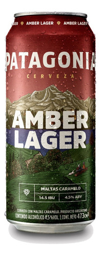 Cerveza Patagonia Amber Lager lata 473 mL