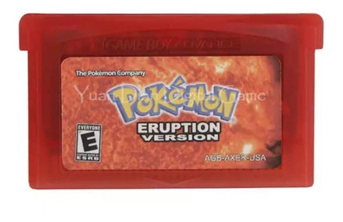 Juego Pokémon Version Eruption Compatible Con Gba 