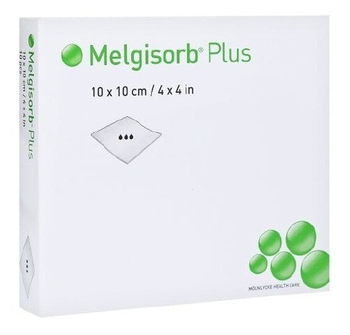 Megilsorb Plus 10x10 Cm. Caja Con 10 Piezas