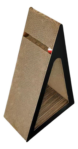 Rascador Triangular Para Gatos De Interior, Juguete