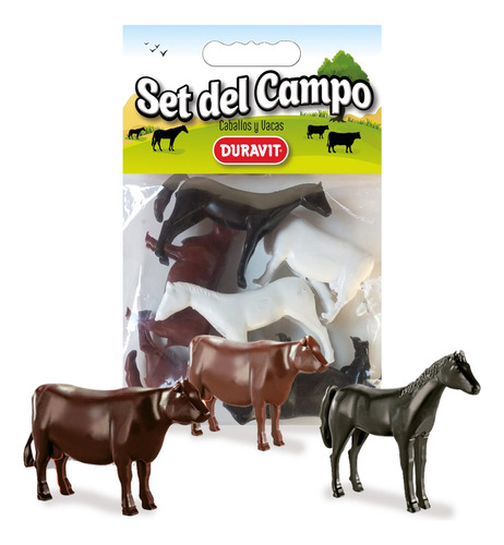 Set Del Campo Vacas Y Caballos Duravit