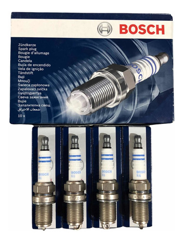 Bujias Bosch Fr7dc+ Para Renault Logan 1.6 8v Desde 2009