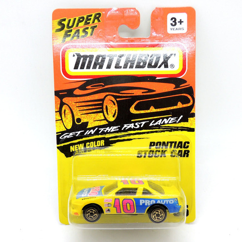 Matchbox Pontiac Stock Car 1/64 #35 Super Fast Tyc 6 Madtoyz