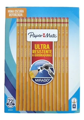 comprar Lápiz Grafito Paper Mate Mirado No. 2 Hexagonal Caja 72 Pzs