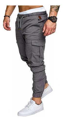 Jogger Cargo Para Hombres / Tendencia A La Moda