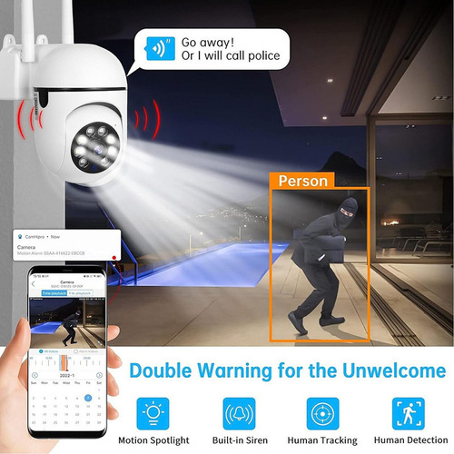 Camara Wifi Inalambricas Cámara De Seguridad 2.4g 1080p