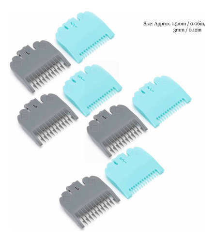Guia De Pentes, 8 Peças, Cortador De Cabelo, Acessório De Ca
