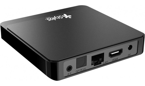 Convertidor Tv Box 4k 2+16 Wifi 16gb Stylos Negro