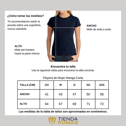 Playera Deportiva Mujer Pumas Unam 80s
