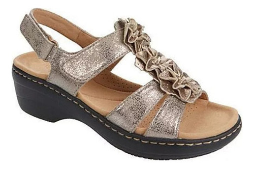 Sandalias Vintage Romanas Informales Cómodas Con Punta Abier