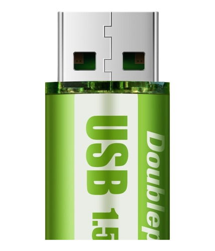 Pila Bateria Recargable Aa Conexión Usb 1800 Mwh