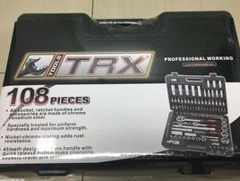 Caja De Herramientas Rachet 108 Piezas Trx Chrome Vanadium